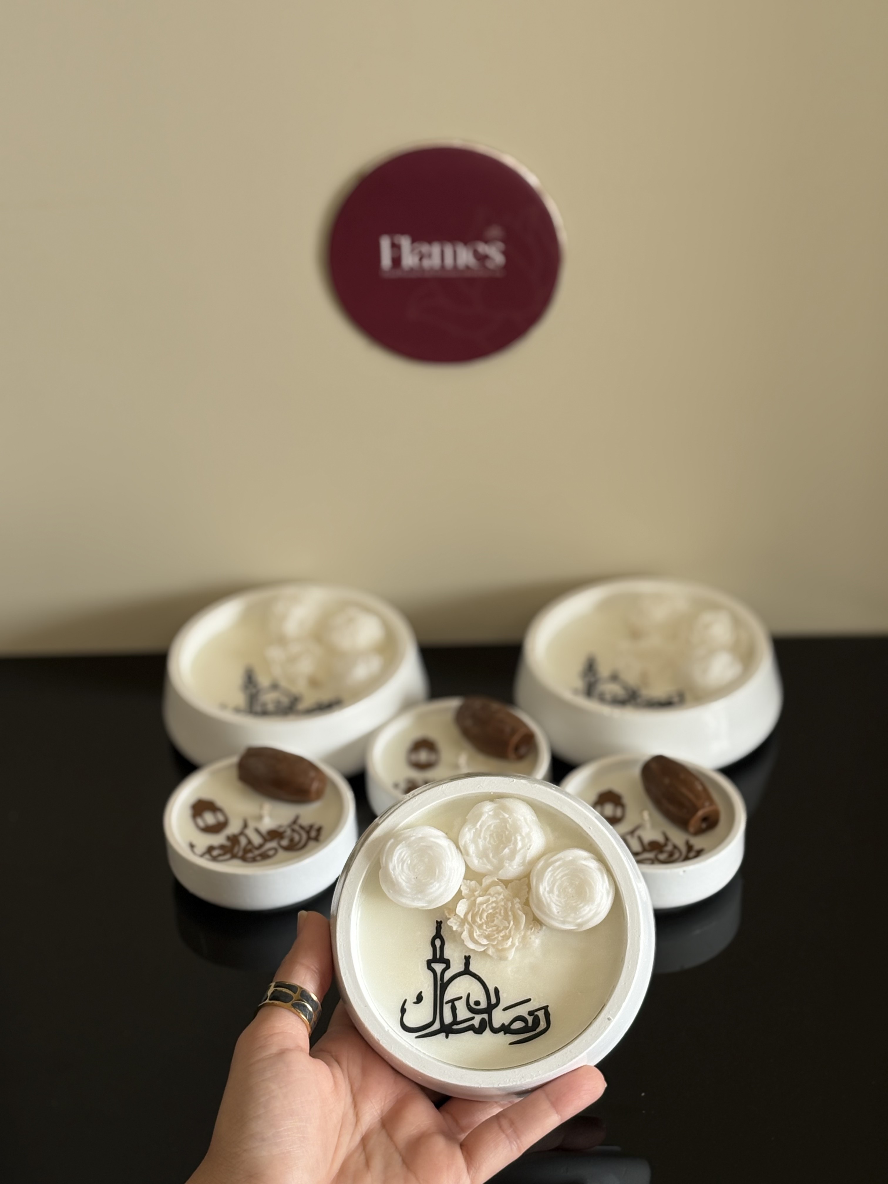 Ramadan Blossom Candle – Special Edition 🌙🌸